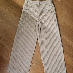 Recto straight leg corduroy pants